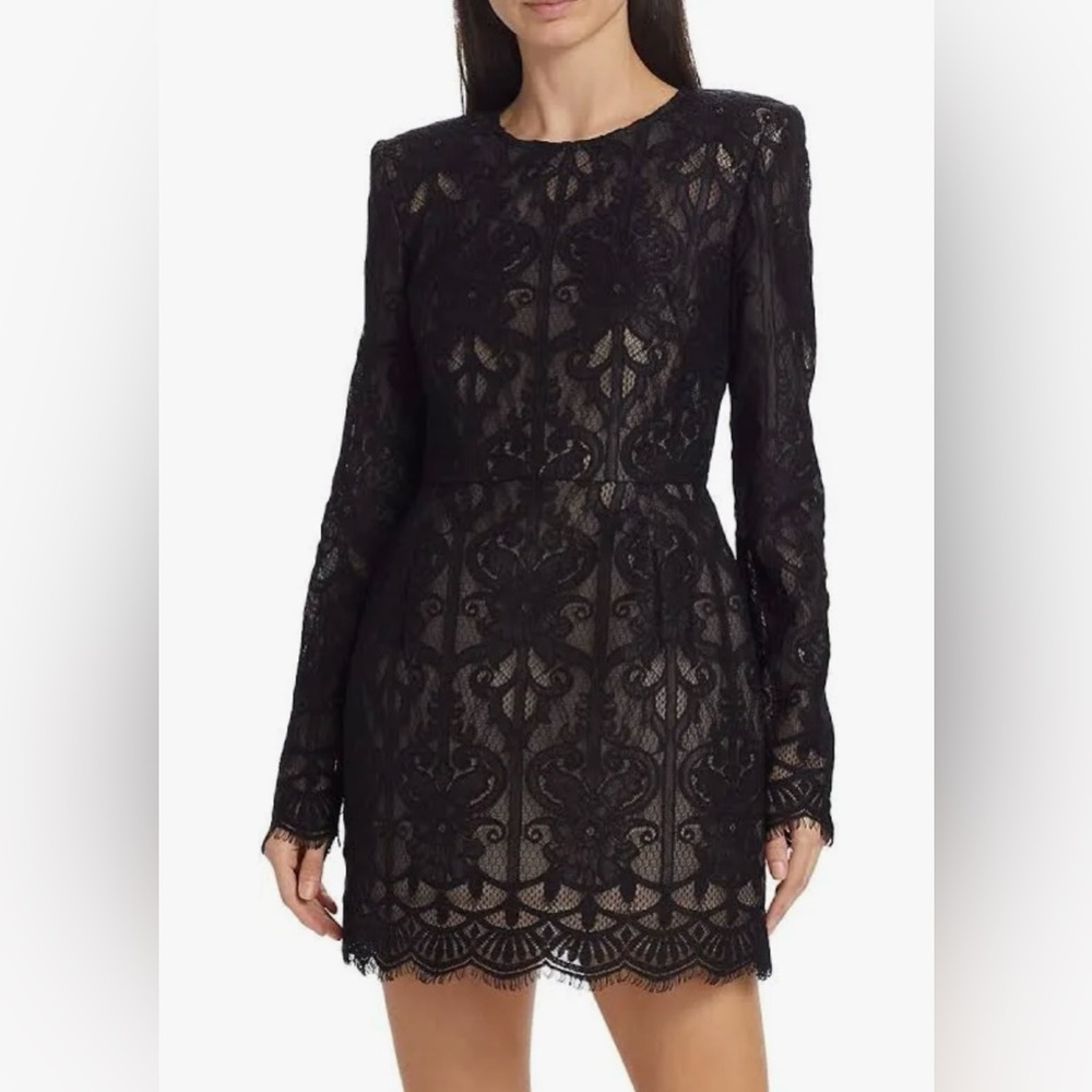 Bronx and Banco Black Lace Mini dress